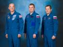 (L-R) NASA astronaut Jeff Williams, KD8TVQ, and cosmonauts Alexey Ovchinin and Oleg Skripochka, RN3FU, will launch to the ISS aboard a Soyuz TMA-20M spacecraft on March 18 from the Baikonur Cosmodrome in Kazakhstan.